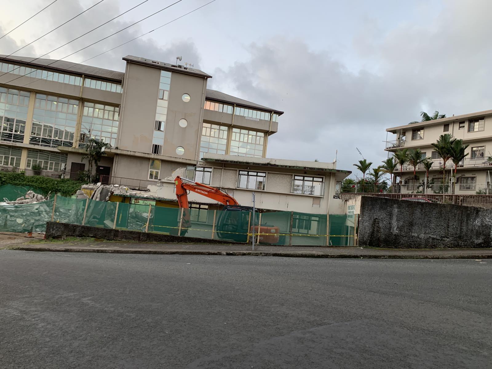 Demolition of Nakaora House at Stewart street Suva gallery